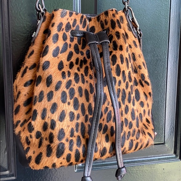 Elizabeth and James Cynnie Haircalf bucket bag - Picture 1 of 16